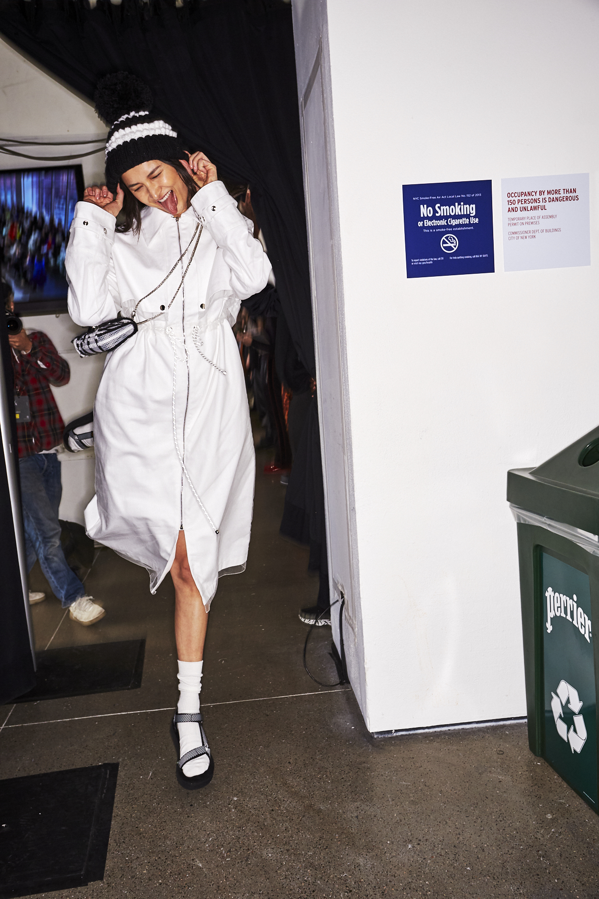 Sonny Vandevelde - Claudia Li AW2021 Fashion Show New York Backstage