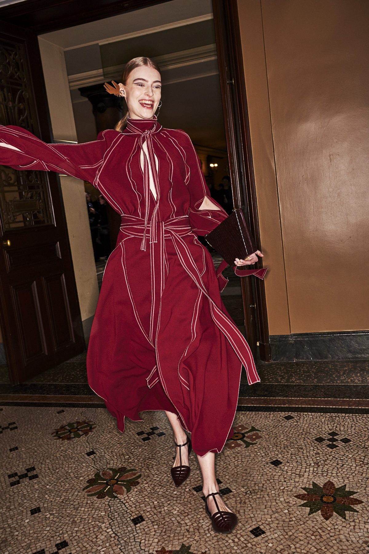 Sonny Vandevelde - Stella McCartney AW2021 Fashion Show Paris Backstage