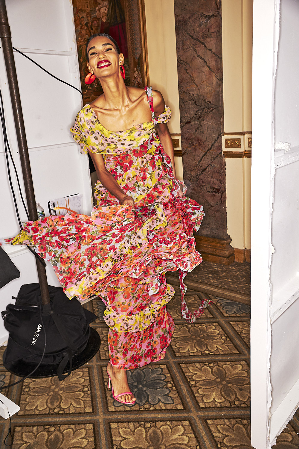 Sonny Vandevelde - Carolina Herrera SS23 Fashion Show New York Backstage