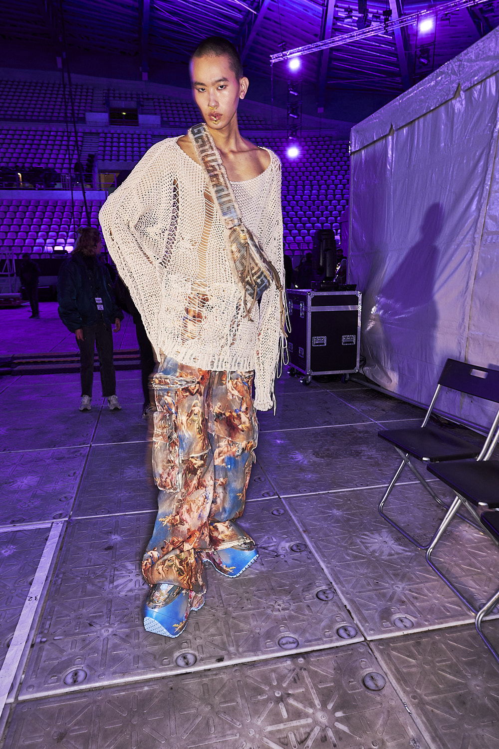 Sonny Vandevelde - Balmain SS23 Fashion Show Paris Backstage