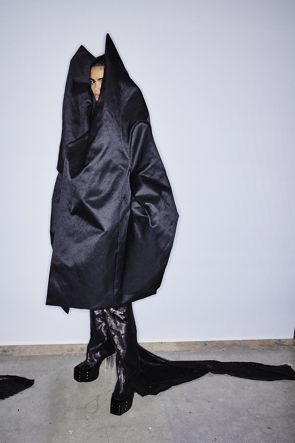 Sonny Vandevelde - Rick Owens AW23 Fashion Show Paris Backstage